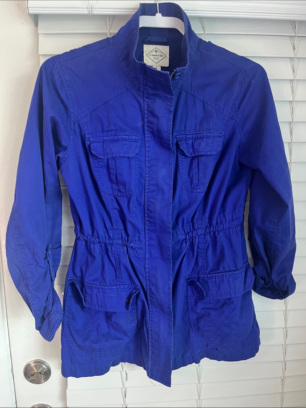 St. John’s Bay Women's Utility Jacket - Blue